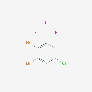 molecular formula C7H2Br2ClF3 B6339768 2,3-Dibromo-5-chlorobenzotrifluoride CAS No. 1027512-84-0