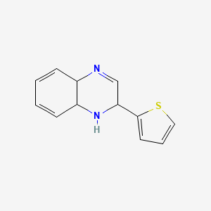 molecular formula C12H12N2S B6339832 2-(2-Thienyl)-1,2,4a,8a-tetrahydroquinoxaline CAS No. 1177744-64-7