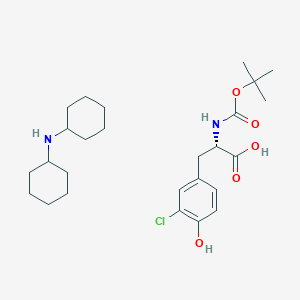molecular formula C26H41ClN2O5 B6339845 Boc-3-Chloro-L-tyrosine dicyclohexylamine (Boc-L-Tyr(3-Cl)-OH.DCHA) CAS No. 1447710-67-9