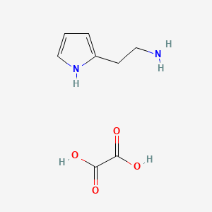 molecular formula C8H12N2O4 B6339878 2-(1H-Pyrrol-2-yl)-ethylamine oxalate CAS No. 1956317-97-7