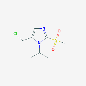 molecular formula C8H13ClN2O2S B6339969 5-(Chloromethyl)-2-methanesulfonyl-1-(propan-2-yl)-1H-imidazole CAS No. 1221342-63-7