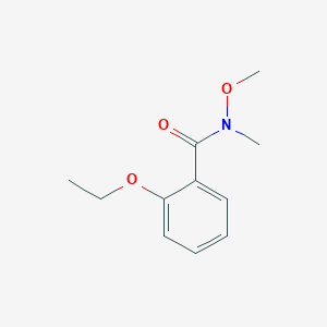molecular formula C11H15NO3 B6340145 2-Ethoxy-N-methoxy-N-methylbenzamide CAS No. 899424-95-4