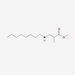 Methyl 2-methyl-3-(octylamino)propanoate