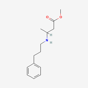 molecular formula C14H21NO2 B6340179 Methyl 3-[(3-phenylpropyl)amino]butanoate CAS No. 1183133-79-0