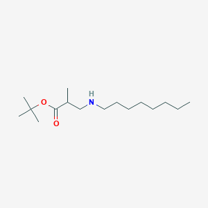 tert-Butyl 2-methyl-3-(octylamino)propanoate