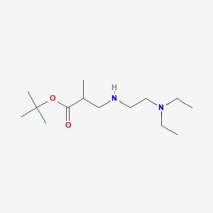 molecular formula C14H30N2O2 B6340357 tert-Butyl 3-{[2-(diethylamino)ethyl]amino}-2-methylpropanoate CAS No. 1221341-67-8