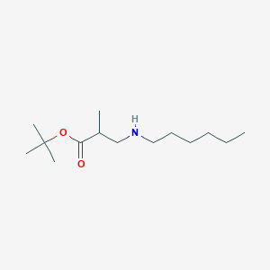 molecular formula C14H29NO2 B6340439 tert-Butyl 3-(hexylamino)-2-methylpropanoate CAS No. 1221342-82-0