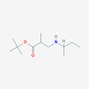 tert-Butyl 3-[(butan-2-yl)amino]-2-methylpropanoate