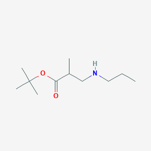 tert-Butyl 2-methyl-3-(propylamino)propanoate
