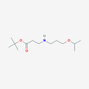 tert-Butyl 3-{[3-(propan-2-yloxy)propyl]amino}propanoate