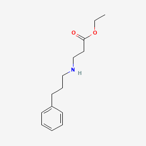 molecular formula C14H21NO2 B6340503 Ethyl 3-[(3-phenylpropyl)amino]propanoate CAS No. 229630-51-7