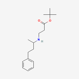 molecular formula C17H27NO2 B6340568 tert-Butyl 3-[(4-phenylbutan-2-yl)amino]propanoate CAS No. 1221341-33-8