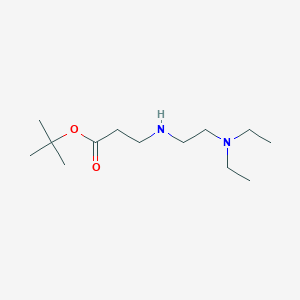 molecular formula C13H28N2O2 B6340605 tert-Butyl 3-{[2-(diethylamino)ethyl]amino}propanoate CAS No. 1221341-45-2
