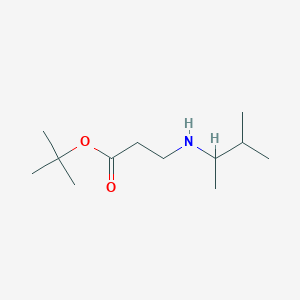 tert-Butyl 3-[(3-methylbutan-2-yl)amino]propanoate