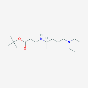 molecular formula C16H34N2O2 B6340614 tert-Butyl 3-{[5-(diethylamino)pentan-2-yl]amino}propanoate CAS No. 1456484-12-0