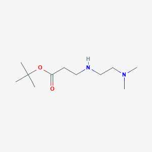 molecular formula C11H24N2O2 B6340621 tert-Butyl 3-{[2-(dimethylamino)ethyl]amino}propanoate CAS No. 1221342-66-0