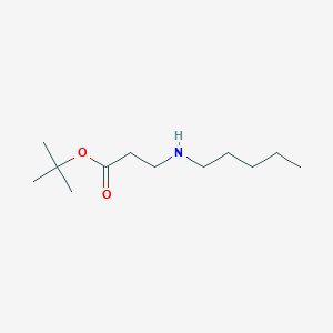 molecular formula C12H25NO2 B6340623 tert-Butyl 3-(pentylamino)propanoate CAS No. 1221343-00-5