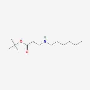 molecular formula C13H27NO2 B6340624 tert-Butyl 3-(hexylamino)propanoate CAS No. 1221341-81-6