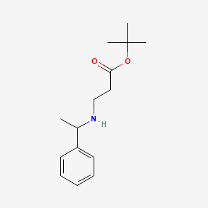 molecular formula C15H23NO2 B6340655 tert-Butyl 3-[(1-phenylethyl)amino]propanoate CAS No. 1178906-66-5
