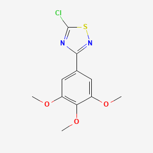 5-Chloro-3-(3,4,5-trimethoxyphenyl)-1,2,4-thiadiazole
