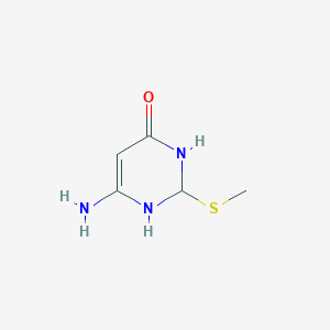 molecular formula C5H9N3OS B6340695 2-Methylthio-4-aminouracil CAS No. 1195219-77-2