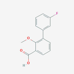 3-(3-Fluorophenyl)-2-methoxybenzoic acid, 95%