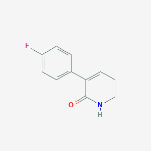 molecular formula C11H8FNO B6341114 3-(4-Fluorophenyl)-2-hydroxypyridine, 95% CAS No. 426823-48-5