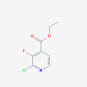 molecular formula C8H7ClFNO2 B6341164 Ethyl 2-chloro-3-fluoro-4-pyridinecarboxylate CAS No. 1214351-53-7