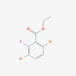 molecular formula C9H7Br2FO2 B6341168 Ethyl 3,6-dibromo-2-fluorobenzoate CAS No. 1214347-22-4