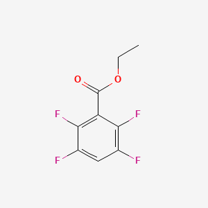 molecular formula C9H6F4O2 B6341193 2,3,5,6-Tetrafluoro-benzoic acid ethyl ester, 97% CAS No. 259793-41-4