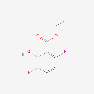molecular formula C9H8F2O3 B6341222 Ethyl 3,6-difluoro-2-hydroxybenzoate CAS No. 1214346-32-3