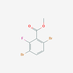 molecular formula C8H5Br2FO2 B6341277 Methyl 3,6-dibromo-2-fluorobenzoate CAS No. 1214329-17-5