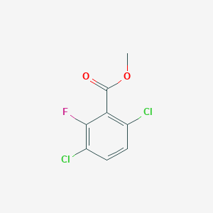 molecular formula C8H5Cl2FO2 B6341299 Methyl 3,6-dichloro-2-fluorobenzoate CAS No. 1214324-43-2