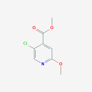 molecular formula C8H8ClNO3 B6341309 Methyl 5-chloro-2-methoxypyridine-4-carboxylate CAS No. 944838-09-9