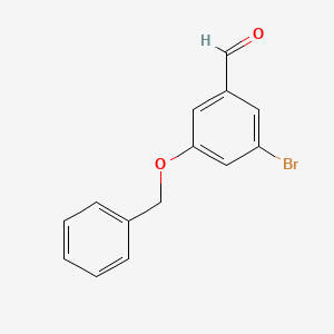 molecular formula C14H11BrO2 B6341352 3-(Benzyloxy)-5-bromobenzaldehyde CAS No. 283170-47-8