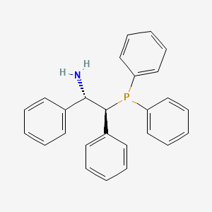 molecular formula C26H24NP B6341367 (1S,2S)-2-(二苯膦基)-1,2-二苯乙胺，97% CAS No. 1091606-67-5