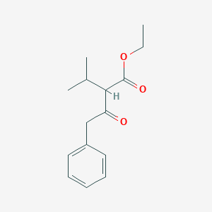 molecular formula C15H20O3 B063414 2-异丙基-3-氧代-4-苯基丁酸乙酯 CAS No. 176519-53-2