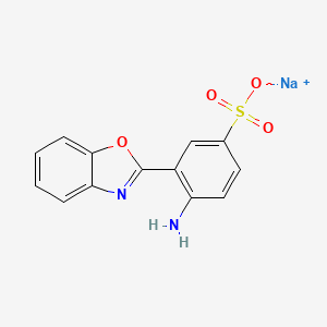molecular formula C13H9N2NaO4S B6341466 Sodium 4-amino-3-(1,3-benzoxazol-2-yl)benzene-1-sulfonate CAS No. 1189723-86-1