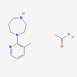 1-(3-Methylpyridin-2-yl)-1,4-diazepane acetic acid