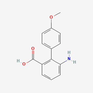 3-Amino-2-(4-methoxyphenyl)benzoic acid