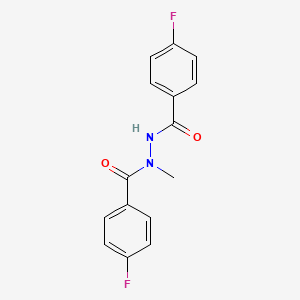 N,N'-Bis(4-fluorobenzoyl)methylhydrazine;  98%