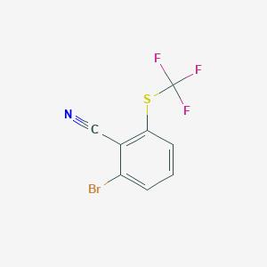 2-Bromo-6-(trifluoromethylthio)benzonitrile, 97%