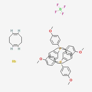(R)-4,12-Bis(4-methoxyphenyl)-[2.2]-paracyclophane(1,5-cyclooctadiene)rhodium(I) tetrafluoroborate, min. 97%