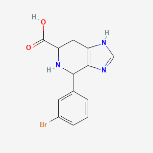 4-(3-Bromophenyl)-3H,4H,5H,6H,7H-imidazo[4,5-c]pyridine-6-carboxylic acid