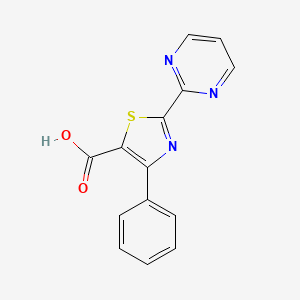 4-Phenyl-2-(2-pyrimidyl)thiazole-5-carboxylic acid
