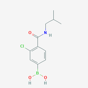 3-Chloro-4-(isobutylcarbamoyl)benzeneboronic acid;  97%