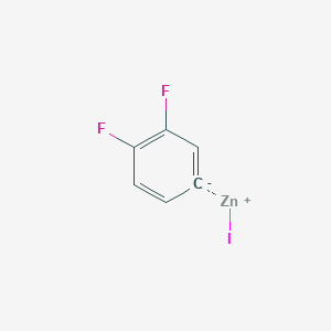 molecular formula C6H3F2IZn B6341594 3,4-Difluorophenylzinc iodide, 0.50 M in THF CAS No. 544429-21-2