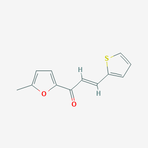 molecular formula C12H10O2S B6341653 (2E)-1-(5-Methylfuran-2-yl)-3-(thiophen-2-yl)prop-2-en-1-one CAS No. 1713241-54-3