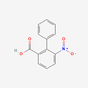 molecular formula C13H9NO4 B6341817 3-硝基-2-苯甲酸 CAS No. 91804-34-1