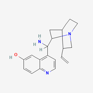 molecular formula C19H23N3O B6341860 (8a,9S)-(+)-9-Amino-cinchonan-6'-ol, 90% CAS No. 960050-59-3